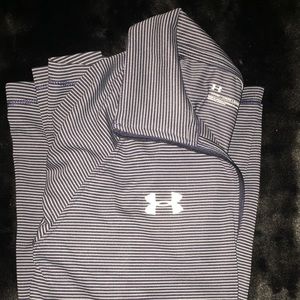 Navy blue striped UA drifit
